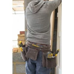 Porte-outils - Cuir - Ceinture Robuste Et Ajustable - Multiples Poches Et Porte-Outils - STANLEY, STST1-80113 -STANLEY Soldes 16793100 3