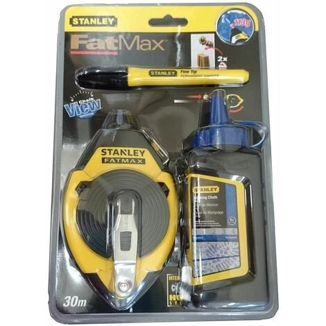 Kit Cordeau Traceur 30 M - 1 Biberon De Poudre De Traçage 115 G - 1 Feutre - FATMAX - STANLEY, 0-47-681 4 Kit Cordeau Traceur 30 M - 1 Biberon De Poudre De Traçage 115 G - 1 Feutre - FATMAX - STANLEY, 0-47-681 – Image 2
