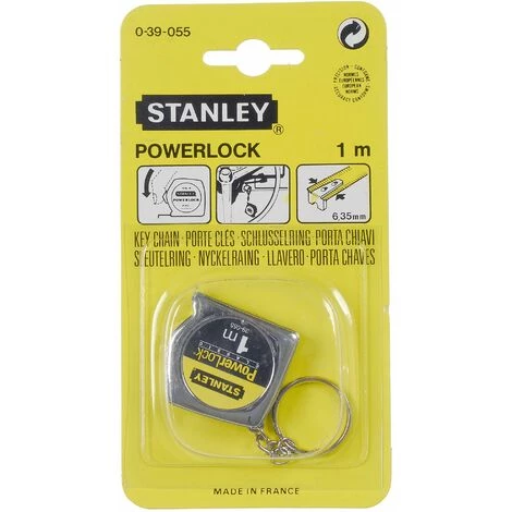 Mesure Powerlock - 1 M X 6,35 Mm - Porte-Clés - STANLEY, 0-39-055 4 Mesure Powerlock - 1 M X 6,35 Mm - Porte-Clés - STANLEY, 0-39-055 – Image 2