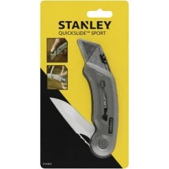 Couteau Sport Quickslide - Face Sport En Inox - Face Couteau Quickslide En Zinc - 120 Mm - STANLEY 0-10-813 -STANLEY Soldes 24134529 3
