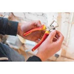 Pince à Dénuder - 170 Mm - Isolée 1000V - Tête Chromée Et Inoxydable - STANLEY, 0-84-010 -STANLEY Soldes 24134589 5