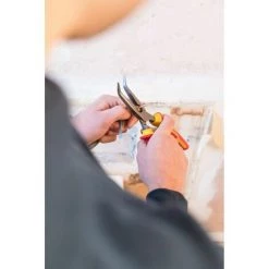 Pince à Becs 1/2 Ronds Longs Coudés - 200 Mm - Isolée 1000V - Tête Chromée Et Inoxydable - STANLEY, 0-84-008 -STANLEY Soldes 24134590 4