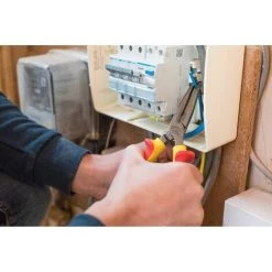 Pince à Becs 1/2 Ronds Longs Coudés - 200 Mm - Isolée 1000V - Tête Chromée Et Inoxydable - STANLEY, 0-84-008 -STANLEY Soldes 24134590 5