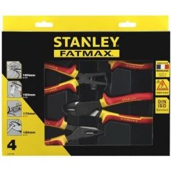 STANLEY Coffret De 4 Pinces Isolées 1000V -STANLEY Soldes 24134591 4