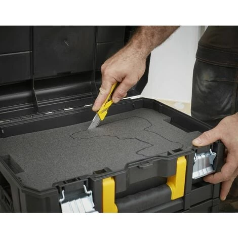 Mallette Organiseur PRO-STACK - 14 L - 44 X 33 X 18,5 Cm - 30 Kg Max - FATMAX - STANLEY, FMST1-71967 5 Mallette Organiseur PRO-STACK - 14 L - 44 X 33 X 18,5 Cm - 30 Kg Max - FATMAX - STANLEY, FMST1-71967 – Image 3