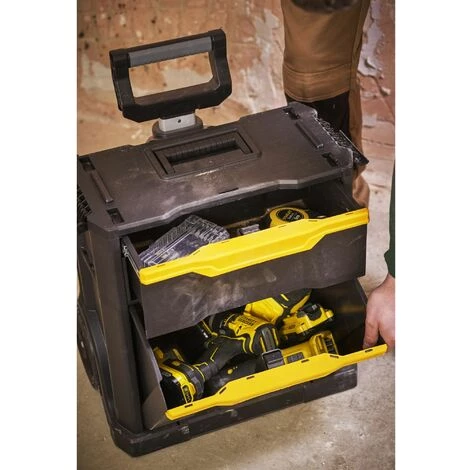 Servante Modulo 2 En 1 - Boîte à Outils - 1 Organiseur - 1 Module Profond Pour Electroportatif - STANLEY, STST1-79231 7 Servante Modulo 2 En 1 - Boîte à Outils - 1 Organiseur - 1 Module Profond Pour Electroportatif - STANLEY, STST1-79231 – Image 5