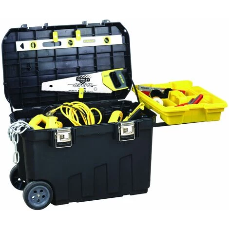 STANLEY Coffre De Chantier Roulant 91L 6 STANLEY Coffre De Chantier Roulant 91L – Image 4