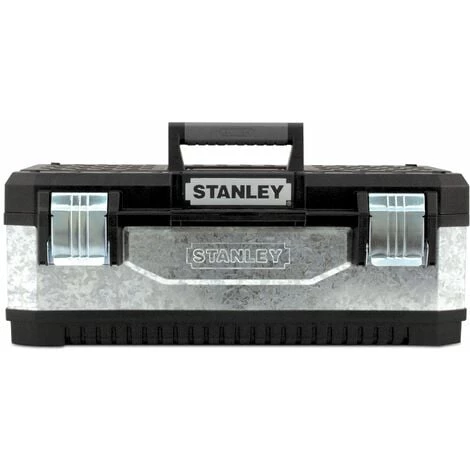 Boîte à Outils - Galvanisée - 23 Kg Max - 49,7 X 29,3 X 22,2 Cm - STANLEY, 1-95-618 5 Boîte à Outils - Galvanisée - 23 Kg Max - 49,7 X 29,3 X 22,2 Cm - STANLEY, 1-95-618 – Image 3