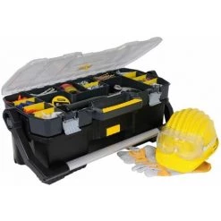 Boîte à Outils Avec Organiseur Transparent - 67 X 32,3 X 25,1 Cm - STANLEY, 1-97-514 10 Boîte à Outils Avec Organiseur Transparent - 67 X 32,3 X 25,1 Cm - STANLEY, 1-97-514 -STANLEY Soldes 24134631 4