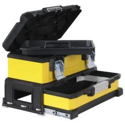 Boite à Outils à Tiroir Bi-matière Jaune 51cm STANLEY - 1-95-829 -STANLEY Soldes 29822576 3