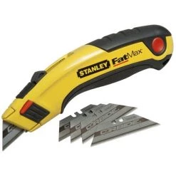 Cutter à Lames Rétractible STANLEY Fatmax + 5 Lames Carbides - 7-10-778
