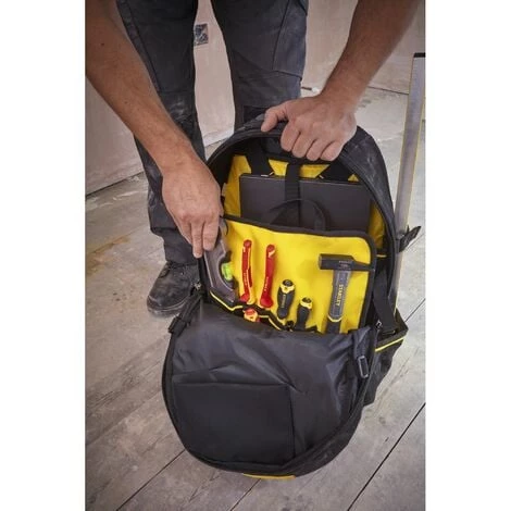 STANLEY Sac à Dos Porte-outils à Roulettes FatMax 5 STANLEY Sac à Dos Porte-outils à Roulettes FatMax – Image 3
