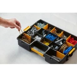 STANLEY - Organiseur Sortmaster 17 Compartiments - 1-94-745 - 17 Compartiments Dont 10 Intercalaires Amovibles -STANLEY Soldes 41328599 4