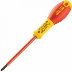STANLEY - Tournevis Pozidriv Isolé 1000V FATMAX - 0-65-418 - PZ1 X 100mm -STANLEY Soldes 41328612 2