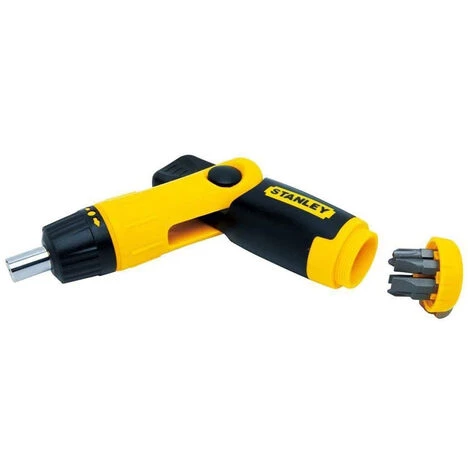 STANLEY - Tournevis Porte-embouts Pistolet Articulé à Cliquet - 0-63-022 - Coffret De 24 Embouts 4 STANLEY - Tournevis Porte-embouts Pistolet Articulé à Cliquet - 0-63-022 - Coffret De 24 Embouts – Image 2