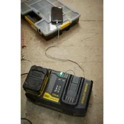 Double Chargeur Lithium-Ion 18V 4h En Simultané, Gamme Fatmax V20 - STANLEY Fatmax SFMCB24-QW -STANLEY Soldes 46233463 5