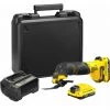 STANLEY Outil Multifonction Rotatif 18V, 8000-18000 Osc/min, Gamme FATMAX V20 SFMCE500D2K-QW - Livré Avec 1 Mallette, 2 Batteries 2 Ah, 1 Chargeur 2Ah -STANLEY Soldes 46233465 1