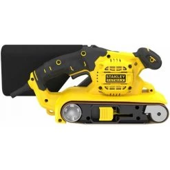 Ponceuse à Bande 1010 W Vitesse 390 M/min, Plateau 533 X 76 Mm, Filaire Et Compacte STANLEY Fatmax FMEW204K-QS - Livrée En Mallette Avec 1 Abrasif -STANLEY Soldes 46233466 5