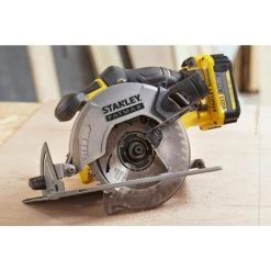 STANLEY Scie Circulaire Sans Fil 18V, Gamme FATMAX V20, 165mm, Vitesse 4000 Trs/mn Brushless - SFMCS500B-XJ - Sans Batterie, Ni Chargeur -STANLEY Soldes 46233471 4