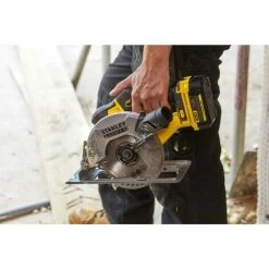 STANLEY Scie Circulaire Sans Fil 18V, Gamme FATMAX V20, 165mm, Vitesse 4000 Trs/mn Brushless - SFMCS500B-XJ - Sans Batterie, Ni Chargeur -STANLEY Soldes 46233471 5