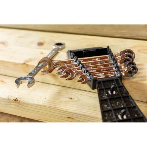 STANLEY Jeu De 7 Clés Mixtes à Cliquet 5 STANLEY Jeu De 7 Clés Mixtes à Cliquet – Image 3