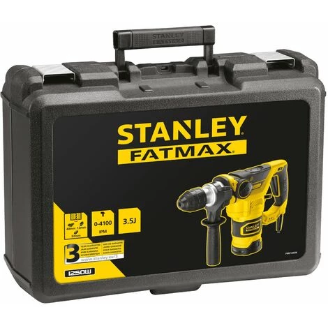 Perforateur En L 3,5J - 1250W Avec 5 Accessoires STANLEY FATMAX - FME1250K-QS 7 Perforateur En L 3,5J - 1250W Avec 5 Accessoires STANLEY FATMAX - FME1250K-QS – Image 5