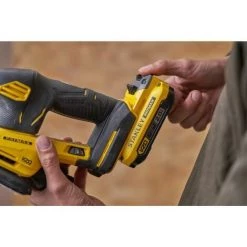 Ponceuse De Finition 12000trs/min Sans Fil 18V STANLEY FATMAX Gamme V20 Avec 1 Batterie 2Ah, 1 Chargeur 2A, En Sac Souple De Transport -STANLEY Soldes 53909073 5