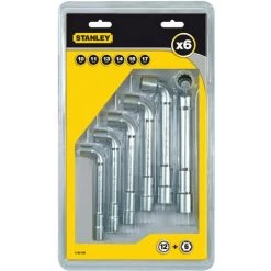 STANLEY Clé A Pipe Débouchée 6x12pans - Jeu De 6pieces - 0-86-699