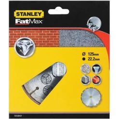 Stanley Disque Diamant à Bord Segmenté Pour Le Béton 125x22.2 STA38107-XJ
