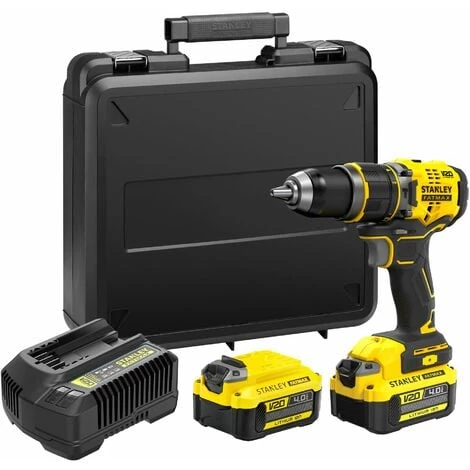 V20 Perceuse Visseuse à Percussion 80Nm Brushless - Lithium 18V - 2 Batteries 4Ah STANLEY FATMAX - SFMCD721M2K-QW 3 V20 Perceuse Visseuse à Percussion 80Nm Brushless - Lithium 18V - 2 Batteries 4Ah STANLEY FATMAX - SFMCD721M2K-QW