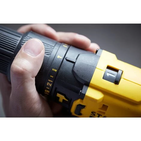 Perceuse Visseuse à Percussion Sans Fil STANLEY FATMAX V20 SFMCD711D22-QW Couple De 50 Nm 2 Avec 2 Batteries 18 V 2,0 Ah Et 1 Mallette De Transport 6 Perceuse Visseuse à Percussion Sans Fil STANLEY FATMAX V20 SFMCD711D22-QW Couple De 50 Nm 2 Avec 2 Batteries 18 V 2,0 Ah Et 1 Mallette De Transport – Image 4