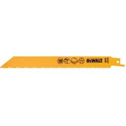 STANLEY 5 Lames Récipro BIM Pour Métal Et Synthétiques DEWALT - 203 Mm - DT2387